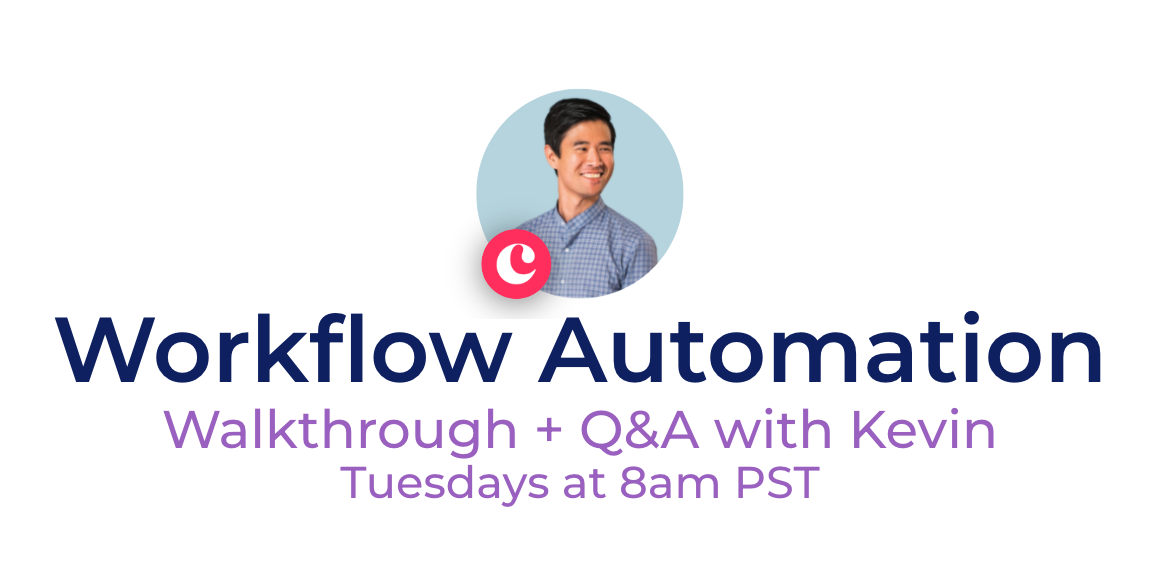 Workflow automation walkthrough + Q&A with Kevin